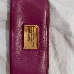 Marc By Marc Jacobs Black Classic Q Zip Wallet